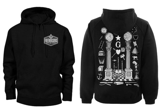 Pillars of Wisdom Tee Hoodie