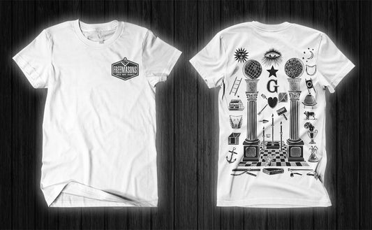 Pillars of Wisdom Tee White
